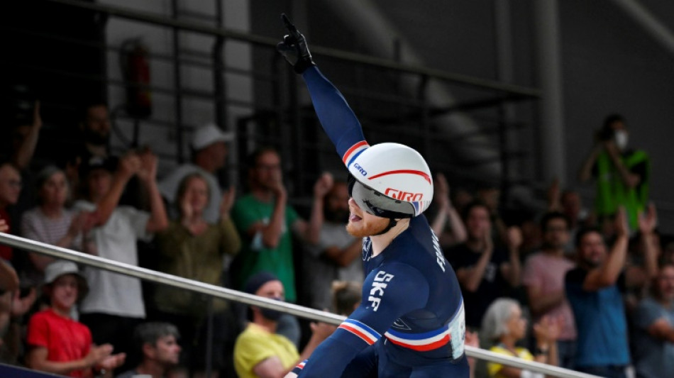 Cyclisme: le Fran&ccedil;ais S&eacute;bastien Vigier champion d'Europe de vitesse sur piste