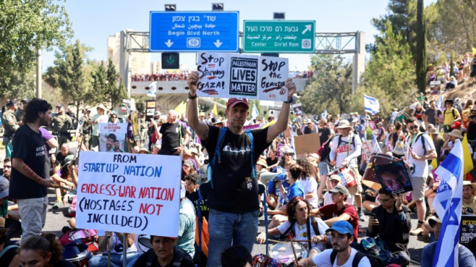 Inmensa manifestación en Tel-Aviv en apoyo a los rehenes de Gaza