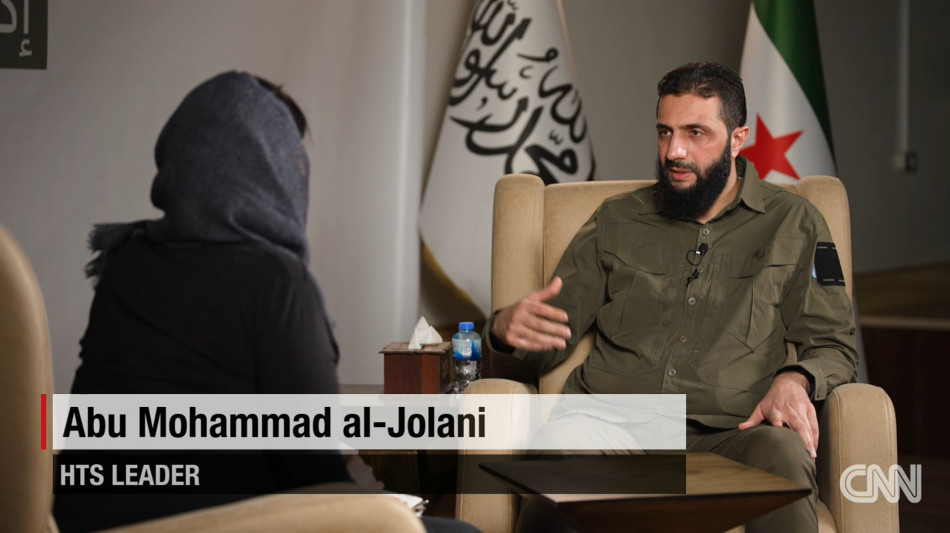 Leader ribelli Jolani a Cnn, 'obiettivo &egrave; rovesciare il regime'