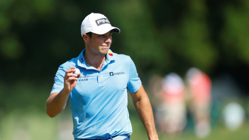 Hovland, Morikawa fire 64s to share Tour Championship lead
