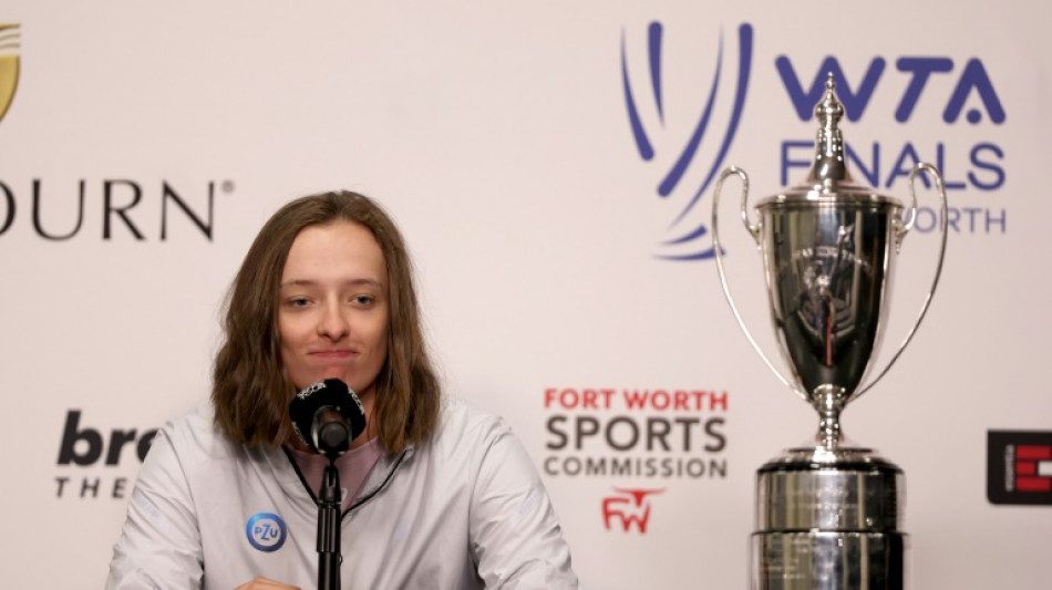 No.1 Swiatek looks to cap big year with WTA Finals crown