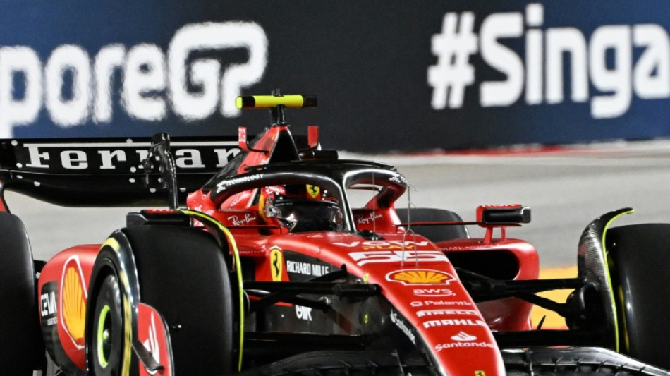 Sainz, Leclerc set pace in Singapore practice as Red Bull struggle