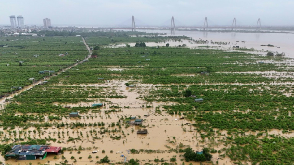 Las inundaciones arruinan a campesinos del norte de Vietnam