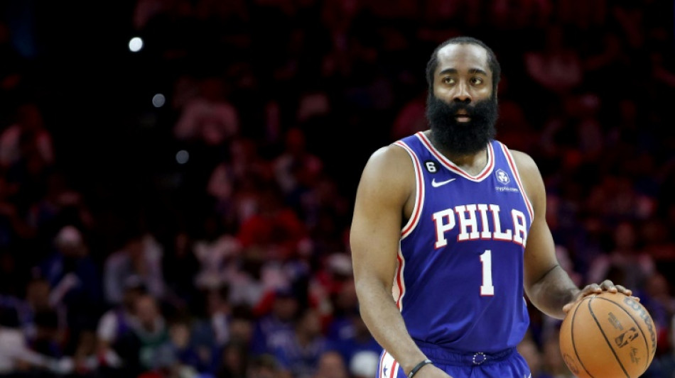 Harden arrives at Sixers training camp amid trade demand drama