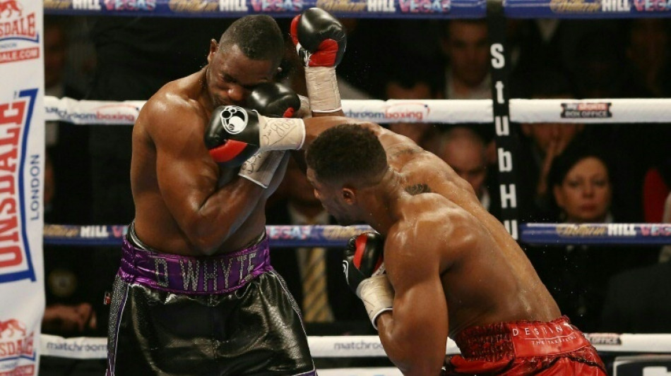 Whyte protests innocence after 'adverse' doping test stops Joshua bout