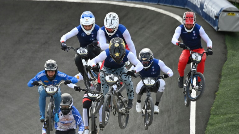 French sweep men's BMX podium as Mahieu takes world title