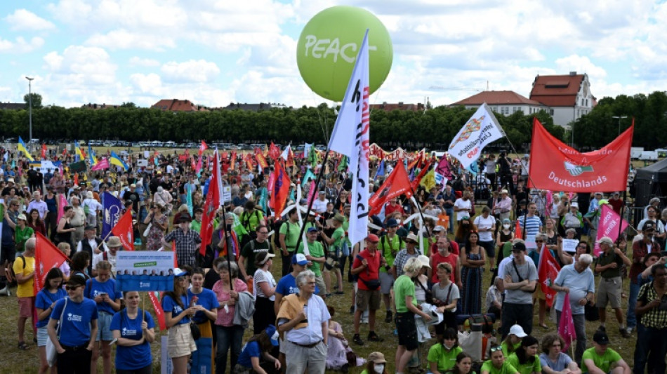 Etwa 3500 Teilnehmer bei Protesten gegen G7-Gipfel in M&uuml;nchen