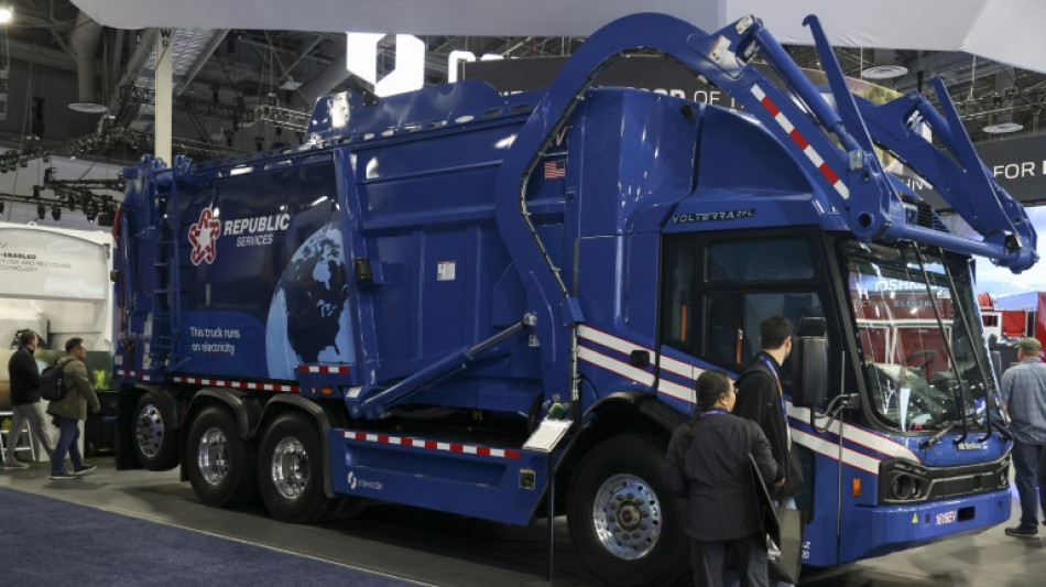 At CES, AI-powered garbage trucks reduce battery fire risk