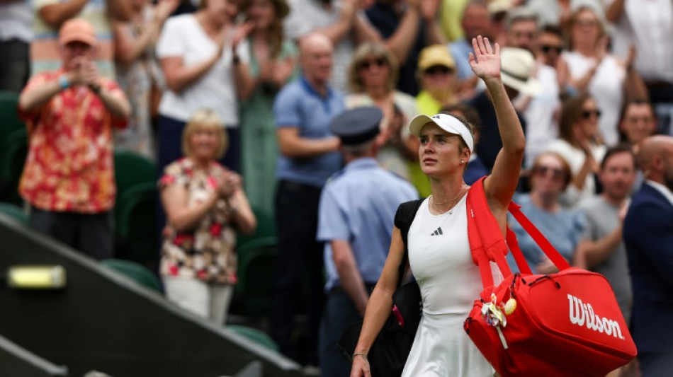 Ukraine's Svitolina admits weight of pressure after Wimbledon exit 