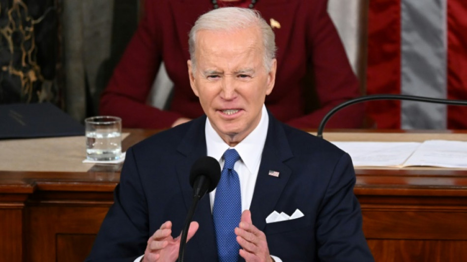 Biden beschw&ouml;rt in Rede zur Lage der Nation St&auml;rke der US-Demokratie