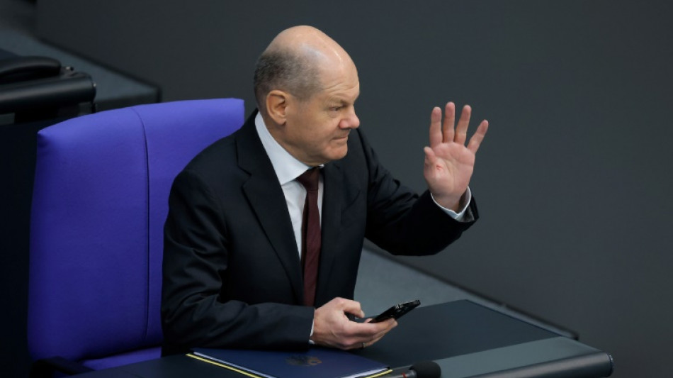 Scholz h&auml;lt Regierungserkl&auml;rung - und schweigt zu Streit in Koalition