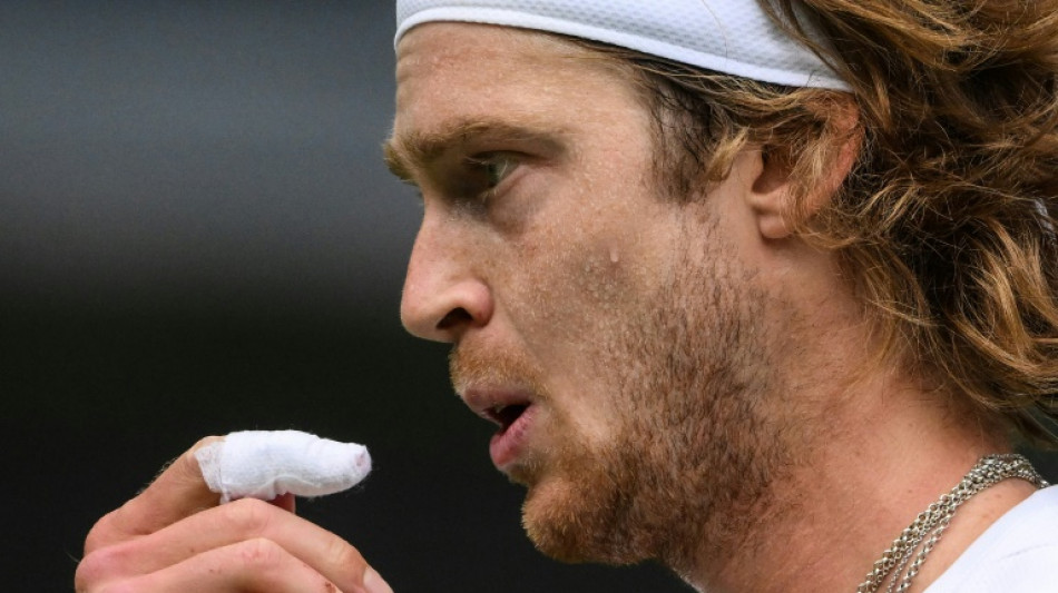 Rublev survives Bublik barrage in Wimbledon five-set thriller 