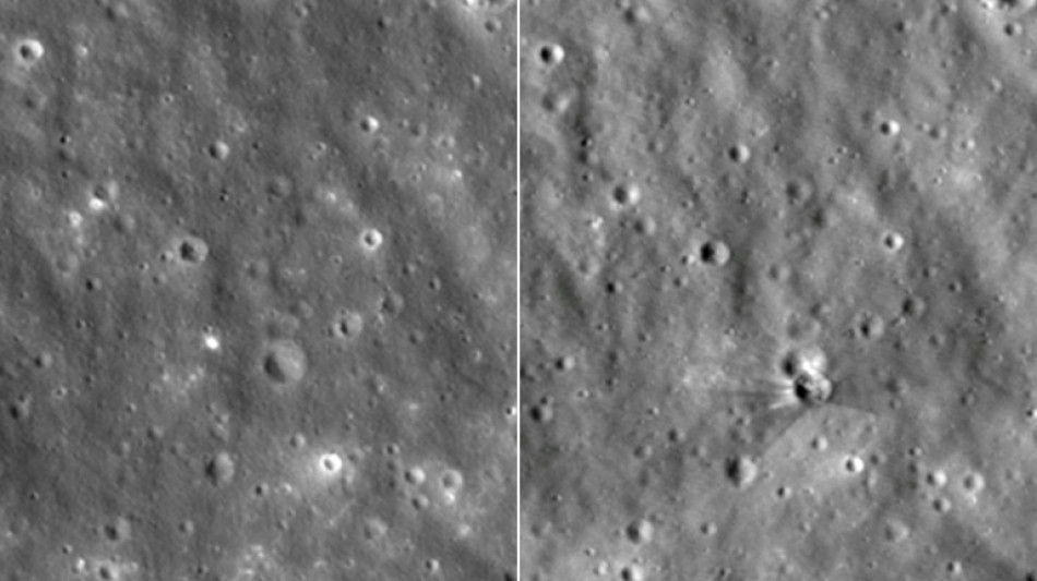 NASA images reveal crater left by SpaceX rocket's Moon crash