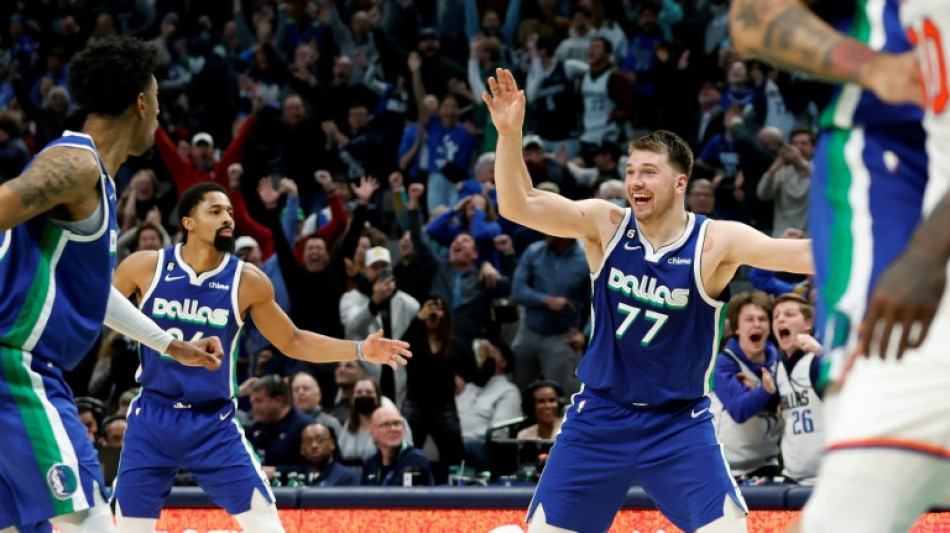 Dazzling Doncic's historic triple-double carries Mavs past Knicks