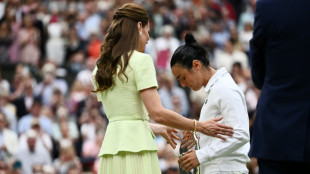 'Hugs always welcome', tearful Jabeur tells Princess Kate