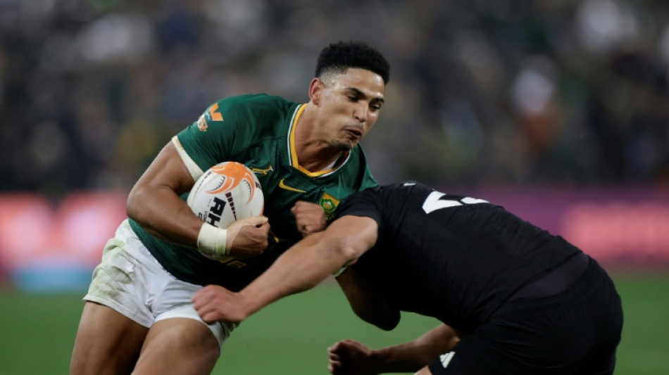 Rugby: l'Afrique du Sud domine les All Blacks 29-24 et prend l'avantage