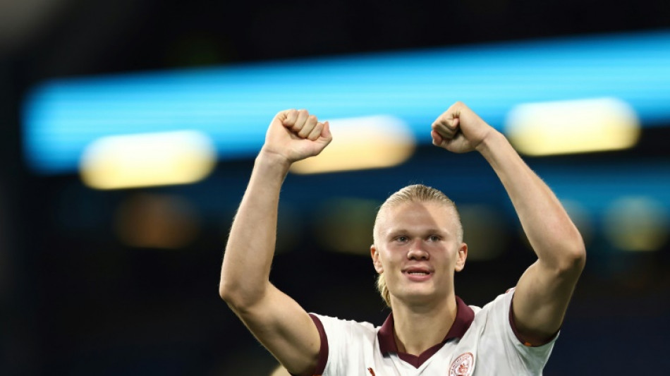 Haaland scores twice as Man City cruise to opening win at Burnley