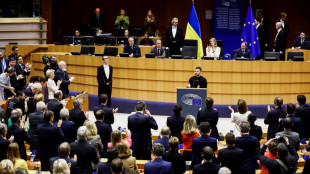 Begeisterter Empfang f&uuml;r Selenskyj im Europaparlament