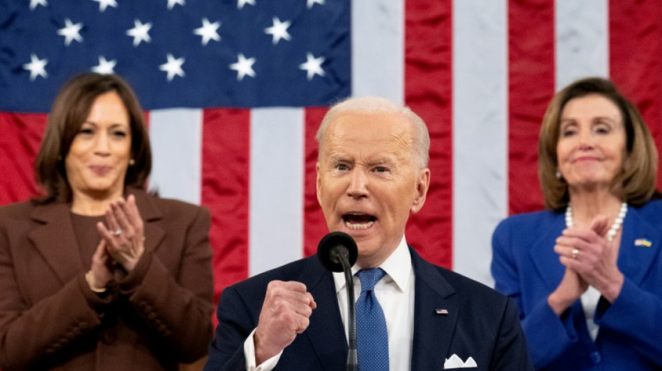 US-Pr&auml;sident Biden h&auml;lt vor Kongress Rede zur Lage der Nation