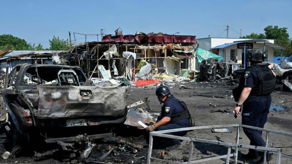 Ukraine says Russian strike kills 10 in northeast region