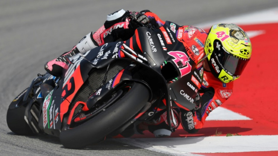 Chastened Espargaro sets pace at Catalunya MotoGP