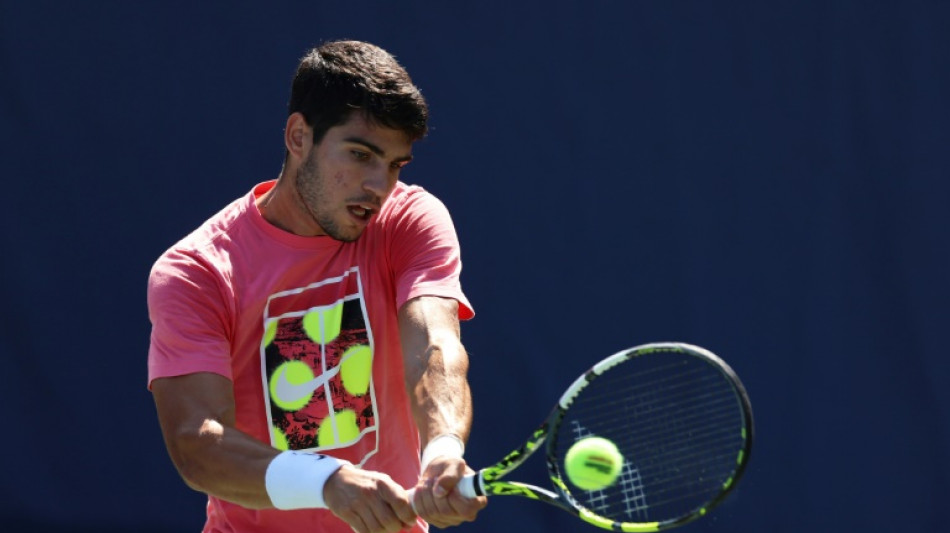 Alcaraz launches US Open defence after Djokovic bow
