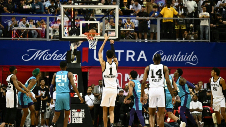 Wembanyama gets reality check in NBA Summer League debut