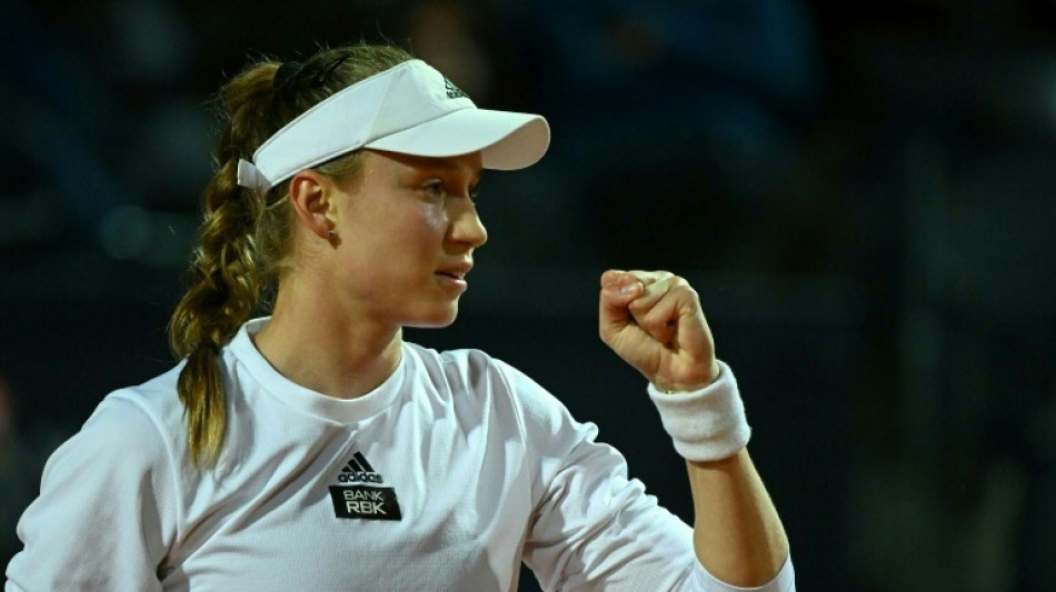 Rybakina to clash with Kalinina in Rome final