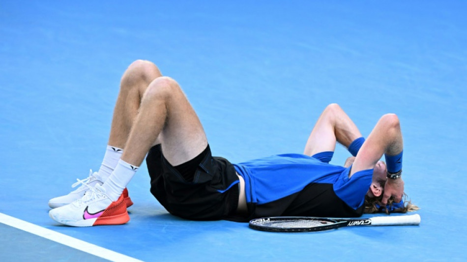 Rublev comes through five-set epic to make Australian Open quarters