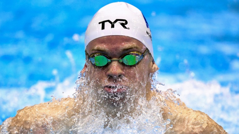 France's Marchand, Australian swim stars lay down Olympic marker
