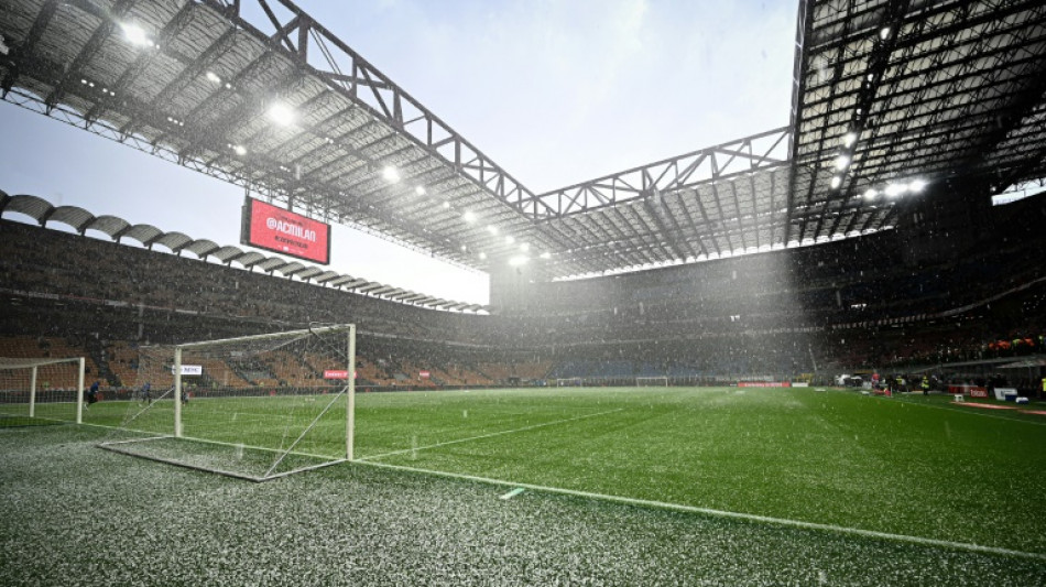 Hailstorm delays Milan's clash with Verona