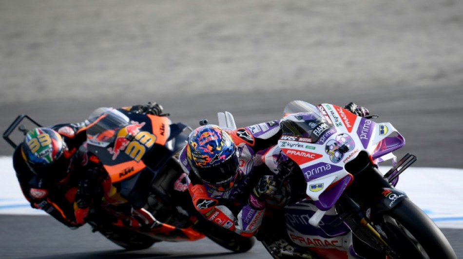 Pole-position 'Martinator' cuts MotoGP gap with sprint win
