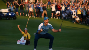 Final-green drama as Europe power to five-point lead at Ryder Cup