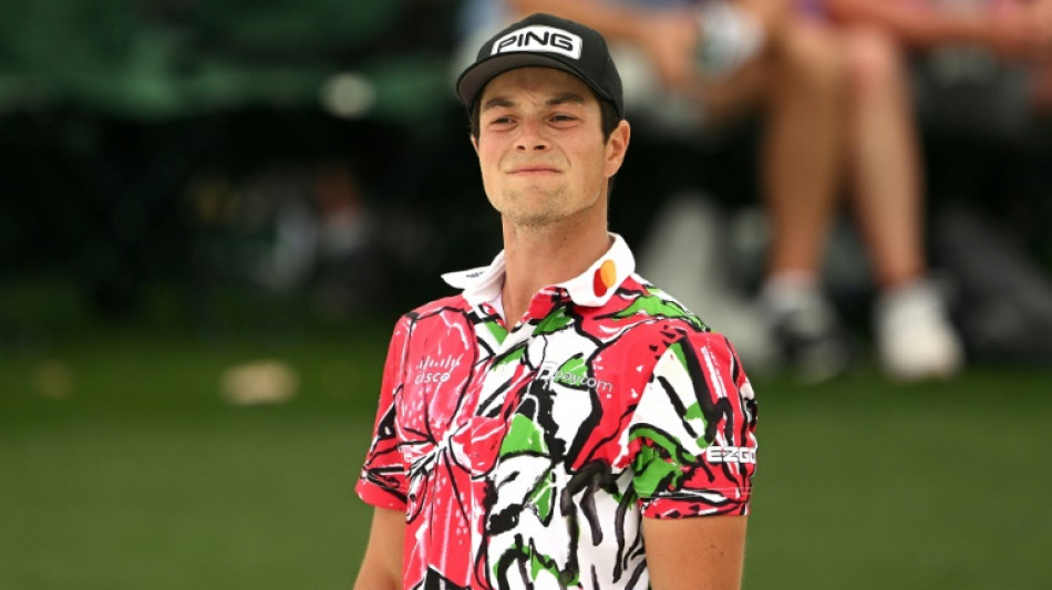 Hovland's shirt shocking but his game electric at Masters