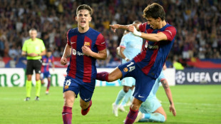Felix hits double as Barca thrash Antwerp