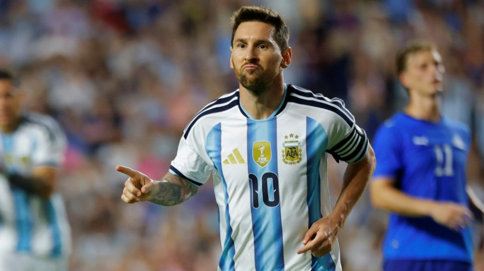N&auml;chster Rekord: Messi trifft bei Argentiniens Generalprobe