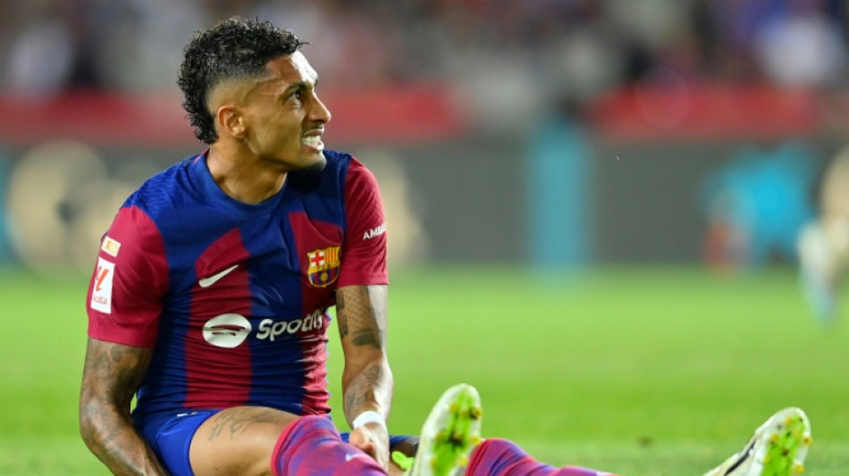 Barca's Raphinha sidelined with hamstring injury