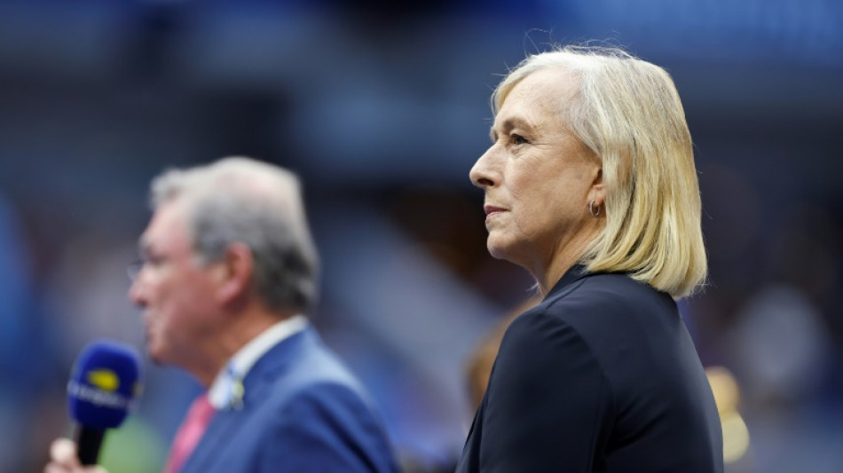 Tennis legend Navratilova faces cancer battle