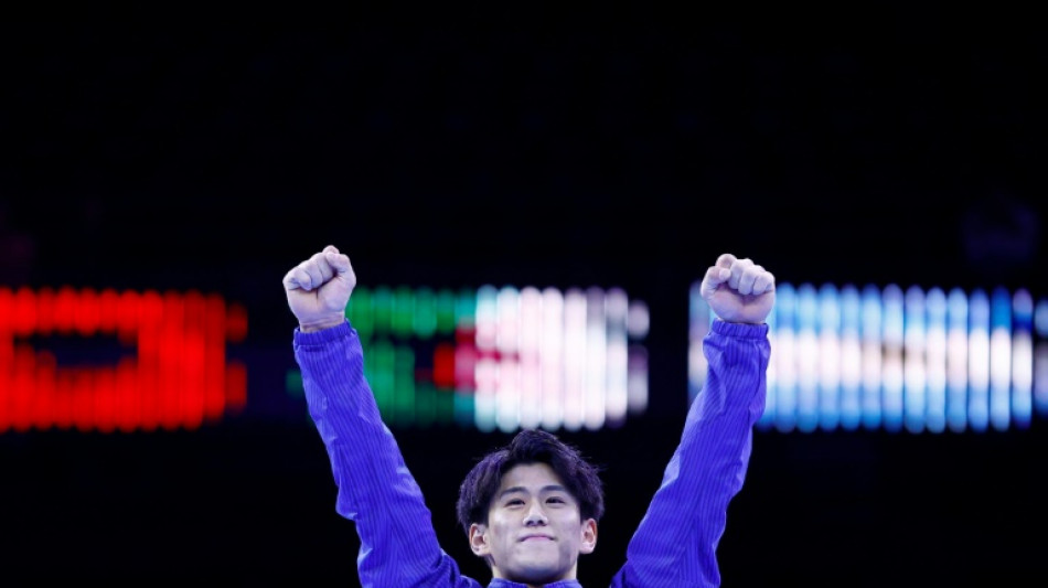 Japan's Hashimoto defends men's gymnastics world all-around title