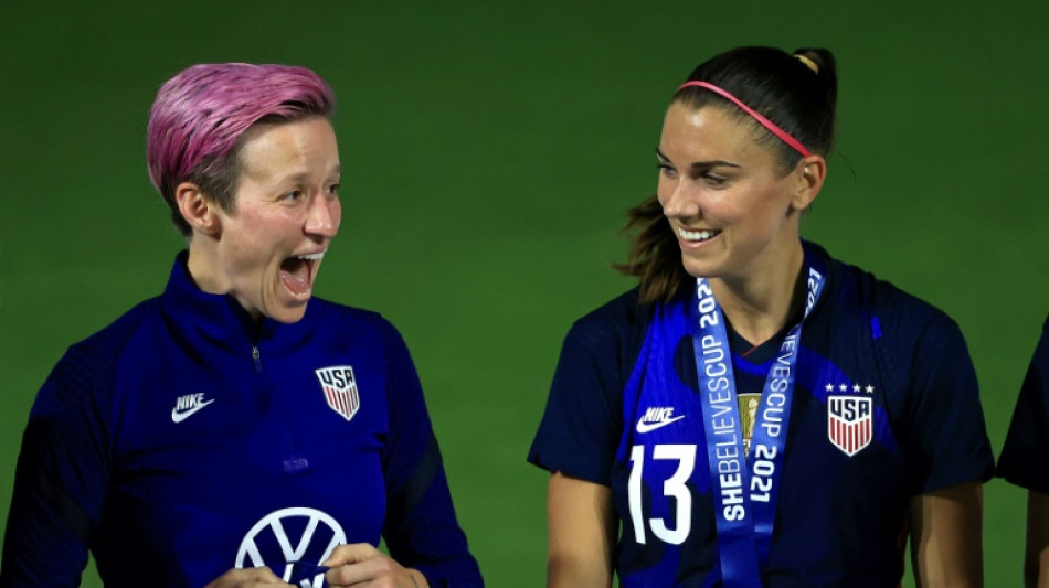 Morgan, Rapinoe head USA World Cup squad