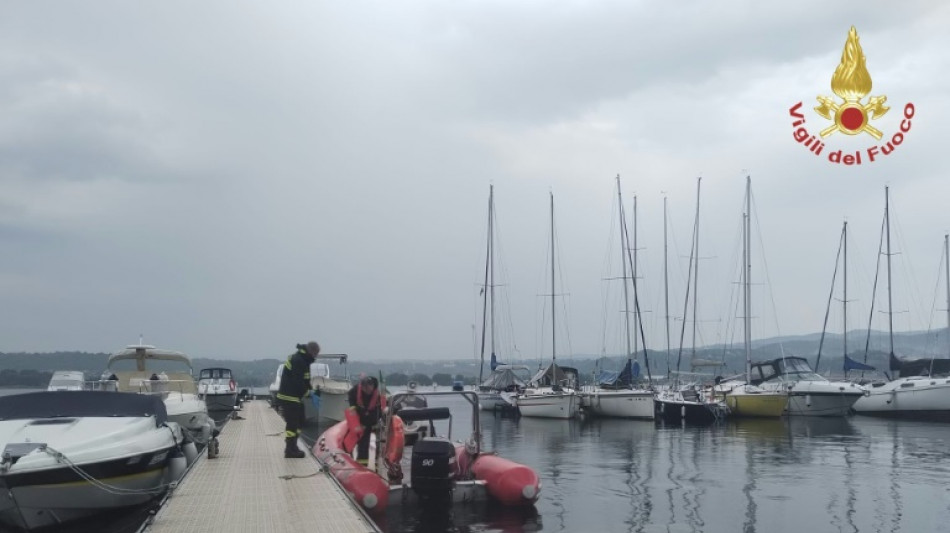 Dos esp&iacute;as italianos y un israel&iacute; mueren en un naufragio en lago de Italia