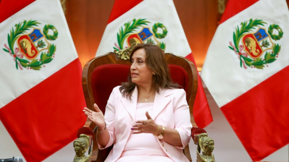 Presidenta de Per&uacute; instala su gabinete en medio de protestas