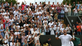 Rune saves match points as Wimbledon rival's serve gamble fails