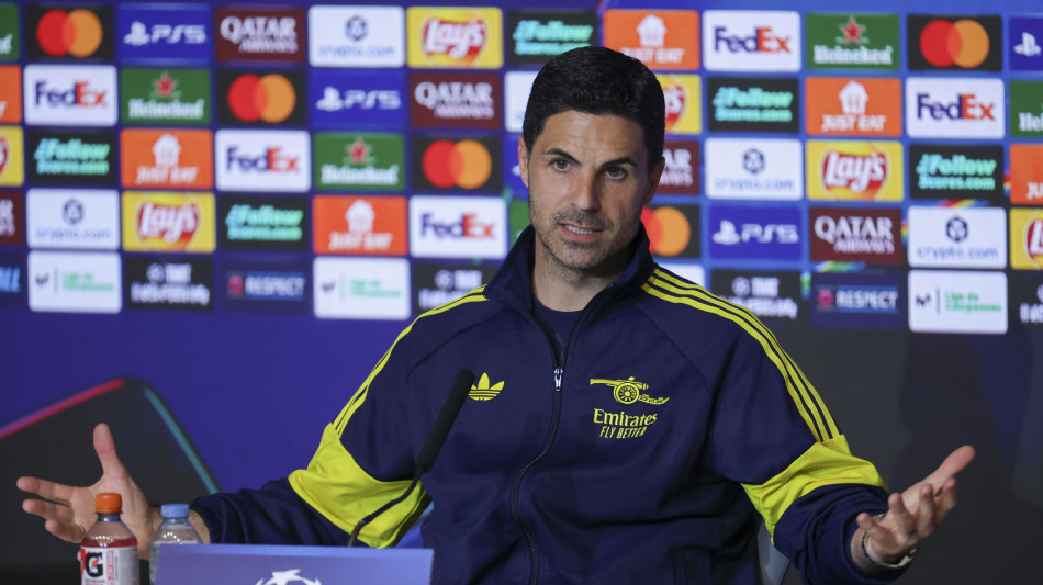 Champions: Arteta, 'vedrete una squadra che vuole dominare'