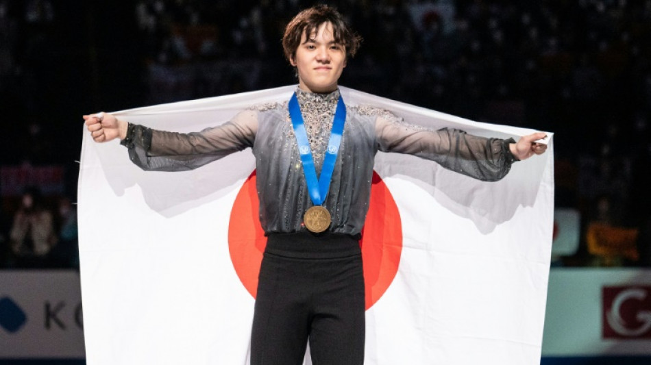 Relieved Uno retains world figure skating title