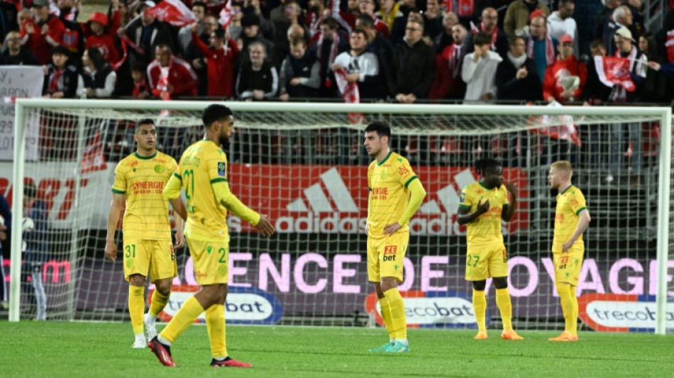 L1: Le cauchemar continue pour Nantes, battu &agrave; Brest et rel&eacute;gable