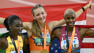 Femke Bol of the Netherlands wins world women's 400m hurdles gold