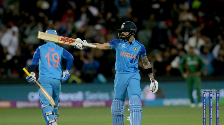 Record-breaking Kohli powers India to 184-6 against Bangladesh