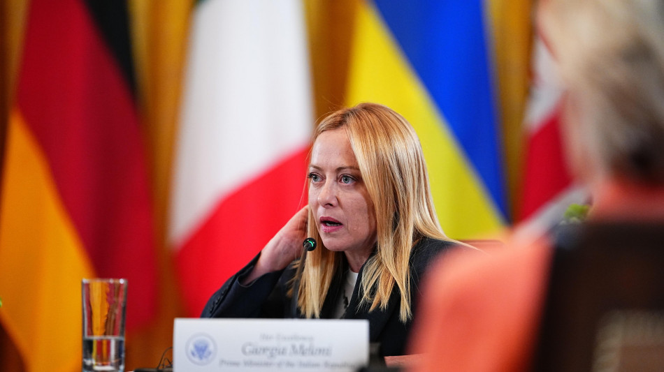 Meloni ai Volenterosi, l'Italia non invierà truppe a Kiev