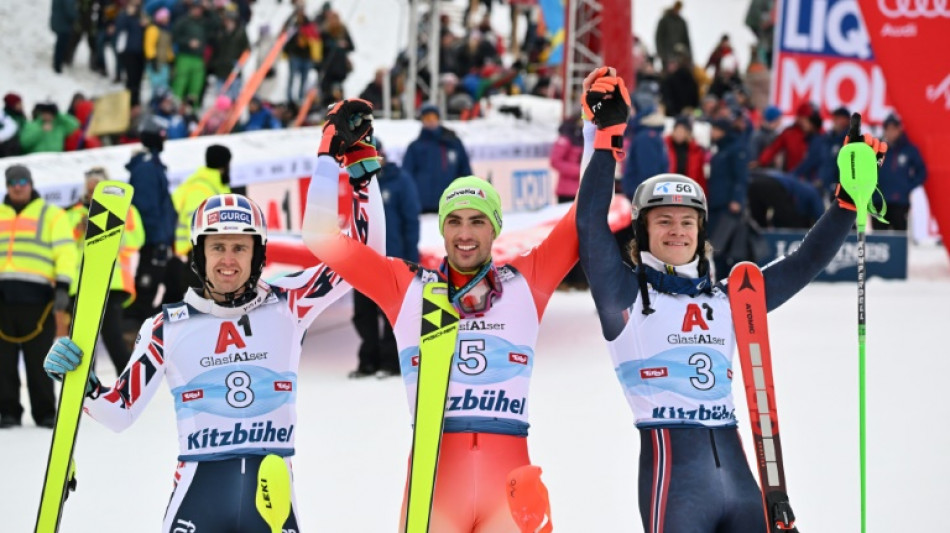 Switzerland's Yule beats Ryding for Kitzbuehel slalom victory